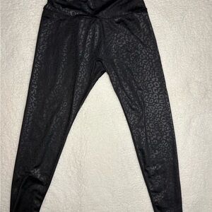 Buffbunny Black Leopard Print Leggings